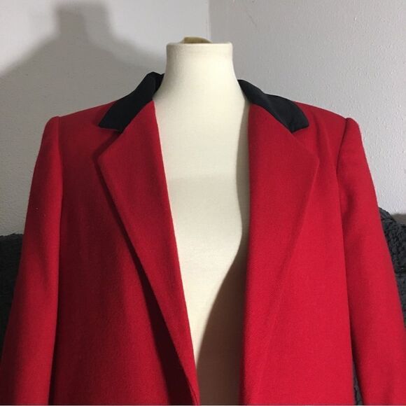 Prophecy VTG Red Blazer Size 10P - Picture 7 of 11